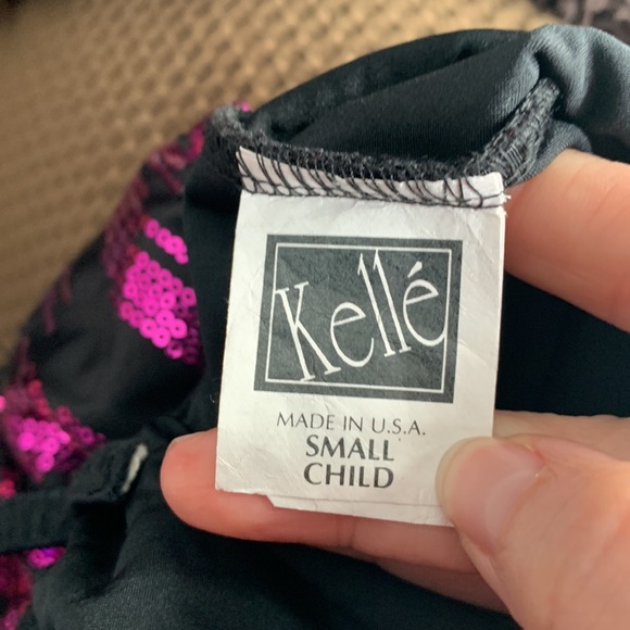 Kelle dance costume bodysuit SC Small Child - Picture 3 of 3